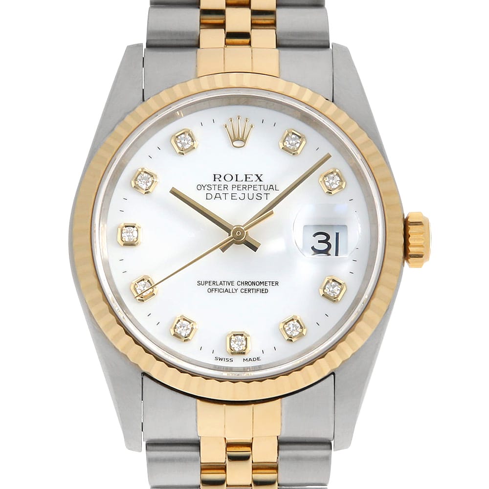 ロレックス デイトジャスト 16233G メンズ 中古