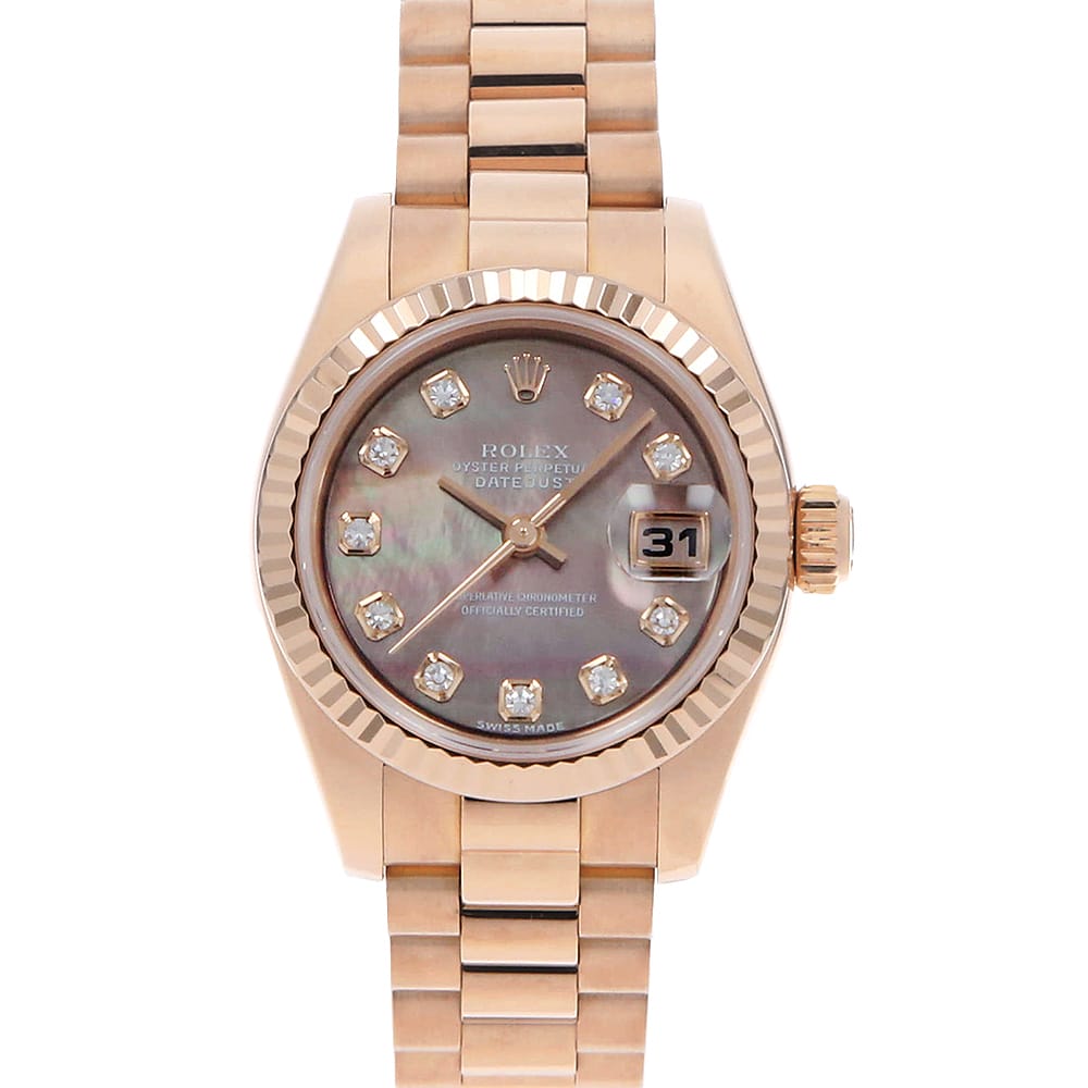 ロレックス デイトジャスト 179175NG レディース 中古