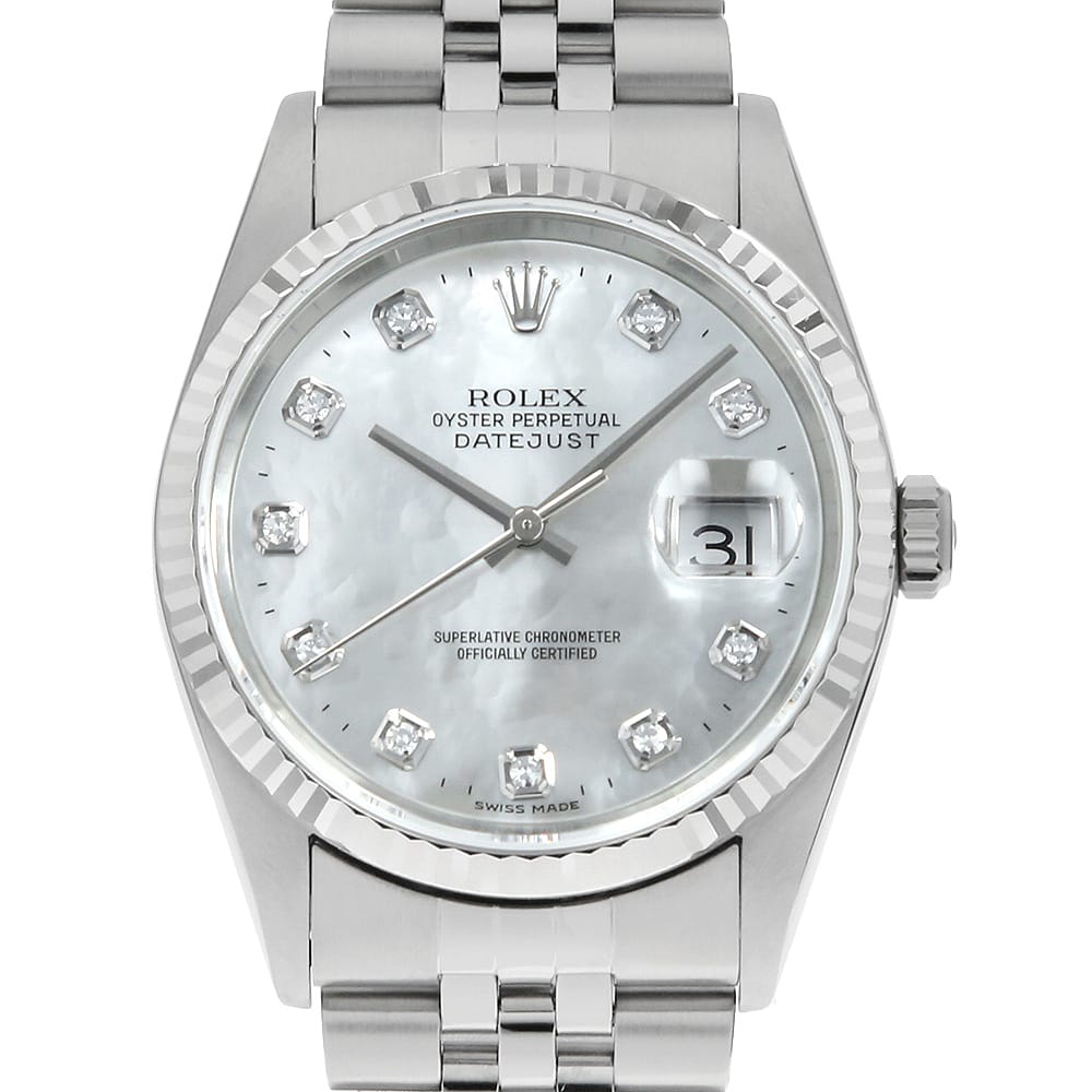ROLEX Datejust 16234NG Men's Used