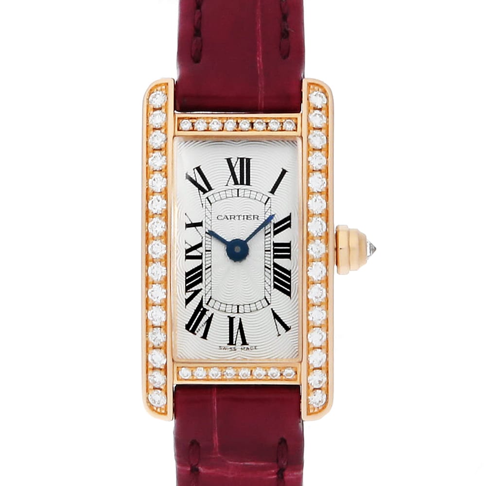 カルティエ タンクアメリカン WB710014 レディース 中古