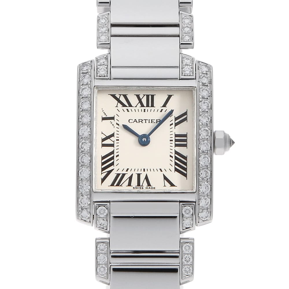 カルティエ タンクフランセーズ WE1002SF レディース 中古