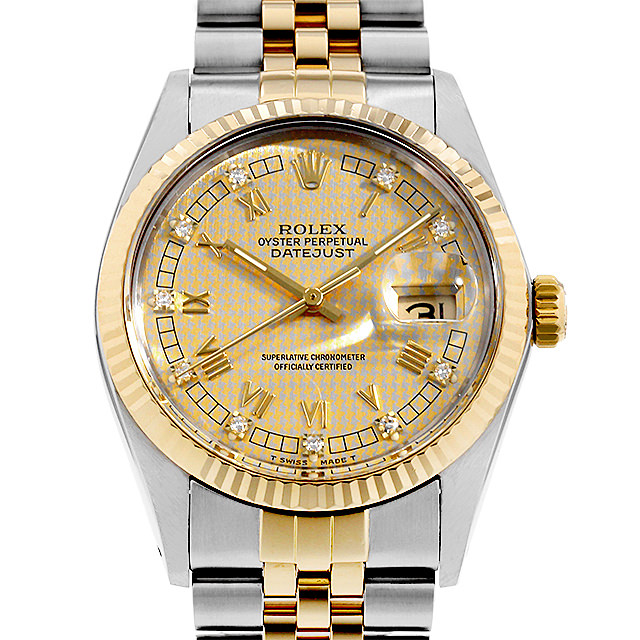 デイトジャスト 10Pダイヤ 16013G メイン画像