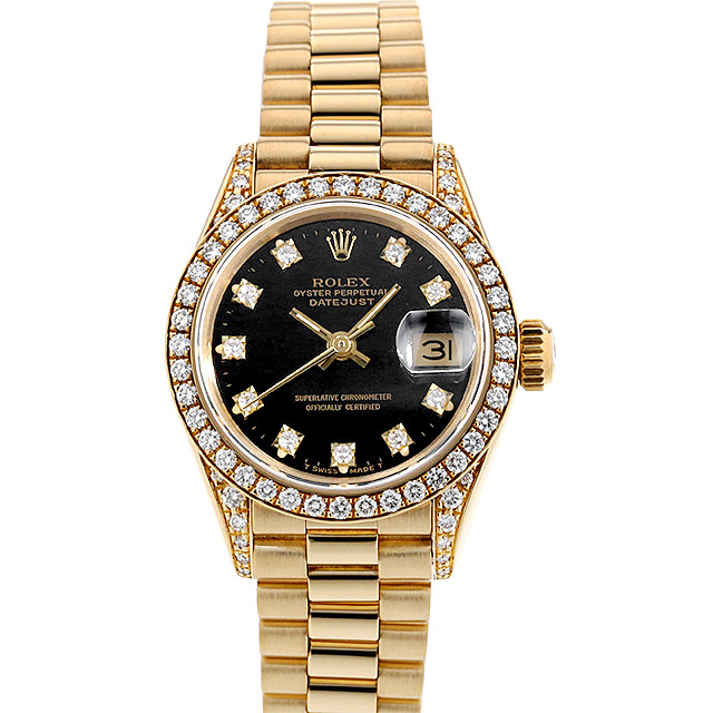 デイトジャスト ベゼルラグダイヤ 10Pダイヤ 69158G 