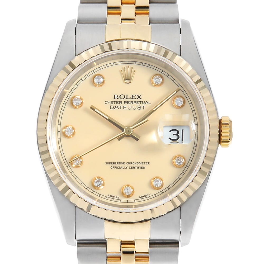 ロレックス デイトジャスト 16233G メンズ 中古