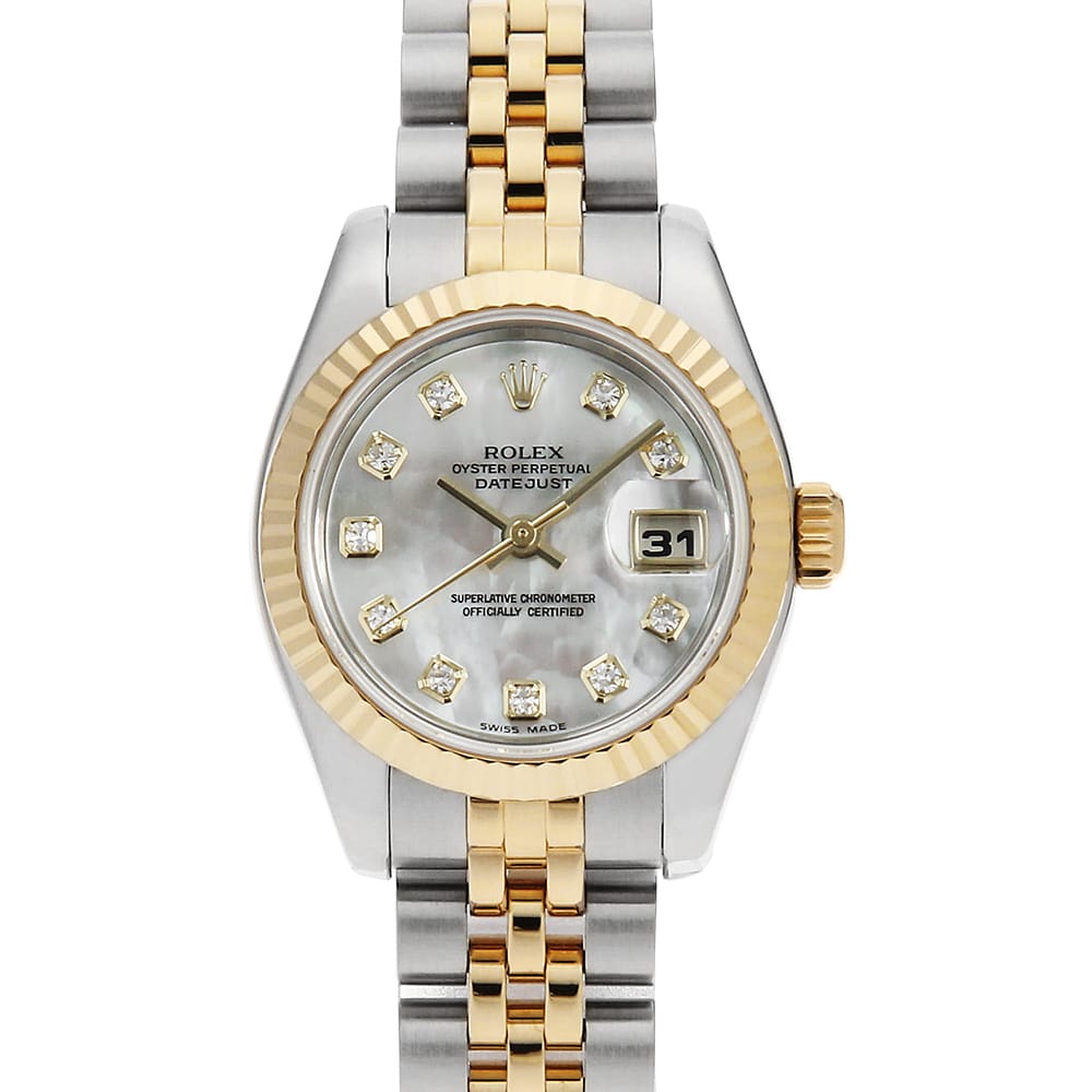 ロレックス デイトジャスト 179173NG レディース 中古