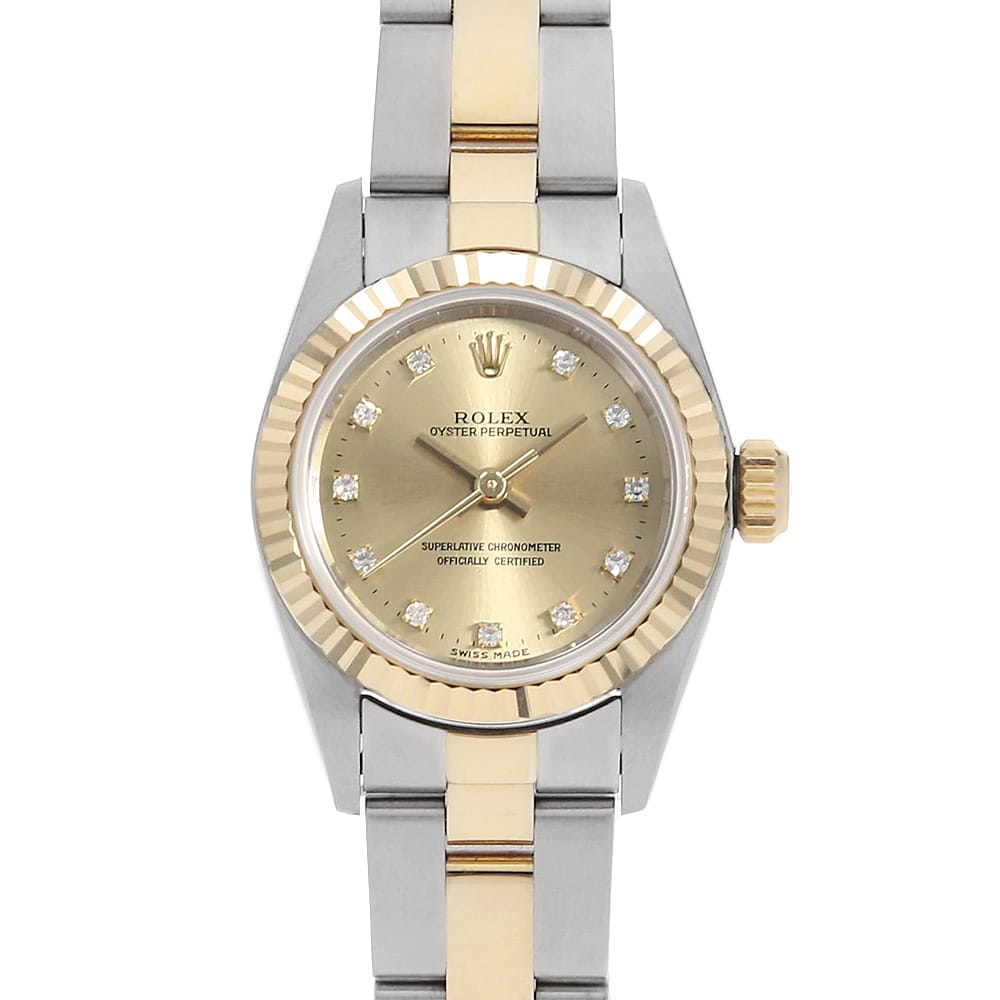 ロレックス オイスターパーペチュアル 67193G レディース 中古