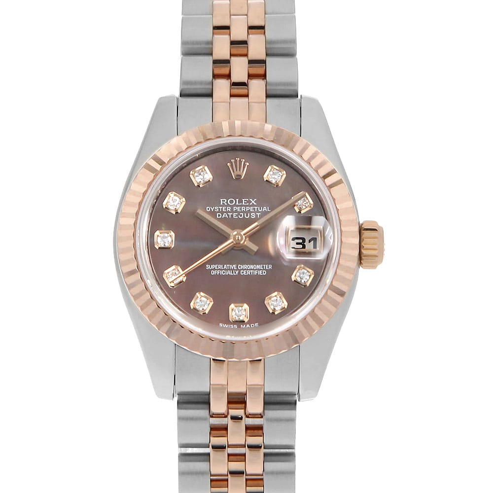 ロレックス デイトジャスト 179171NG レディース 中古