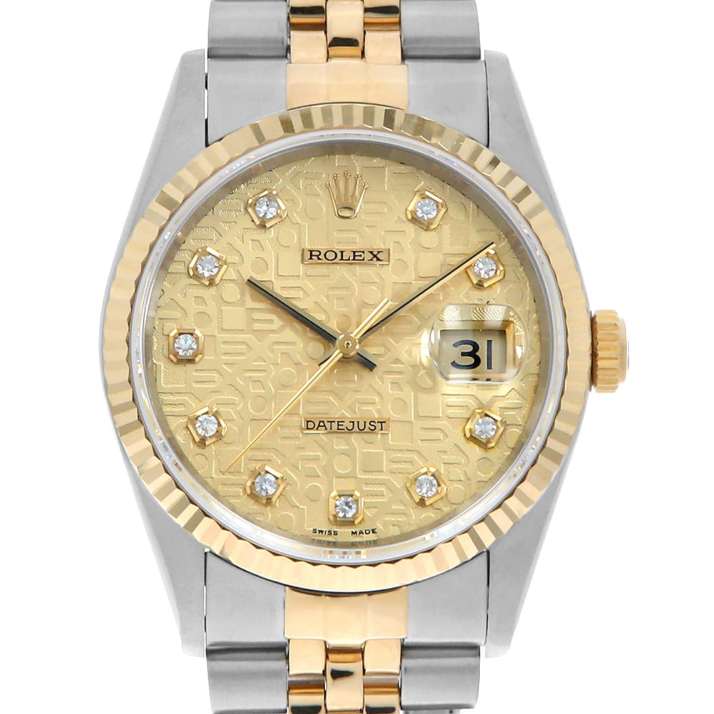 ロレックス デイトジャスト 16233G メンズ 中古