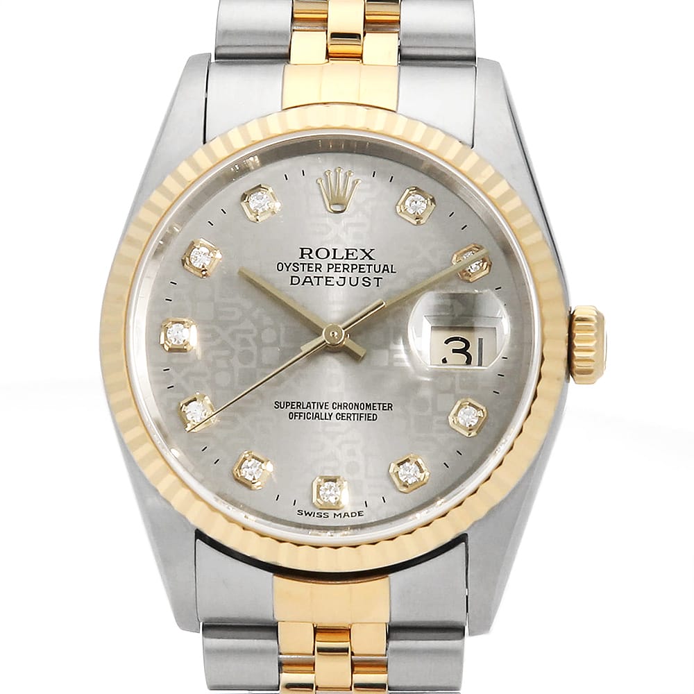 ロレックス デイトジャスト 16233G メンズ 中古