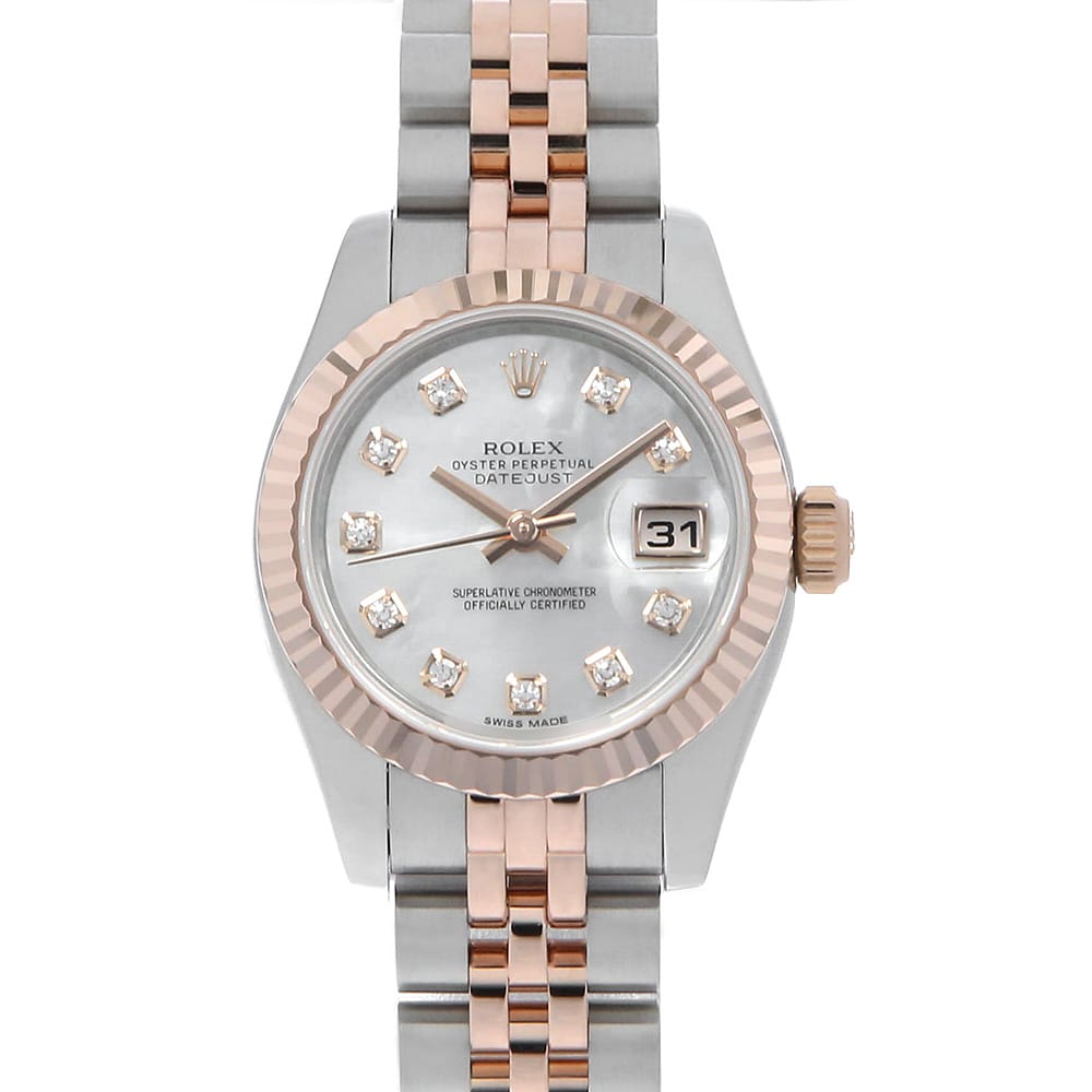 ロレックス デイトジャスト 179171NG レディース 中古