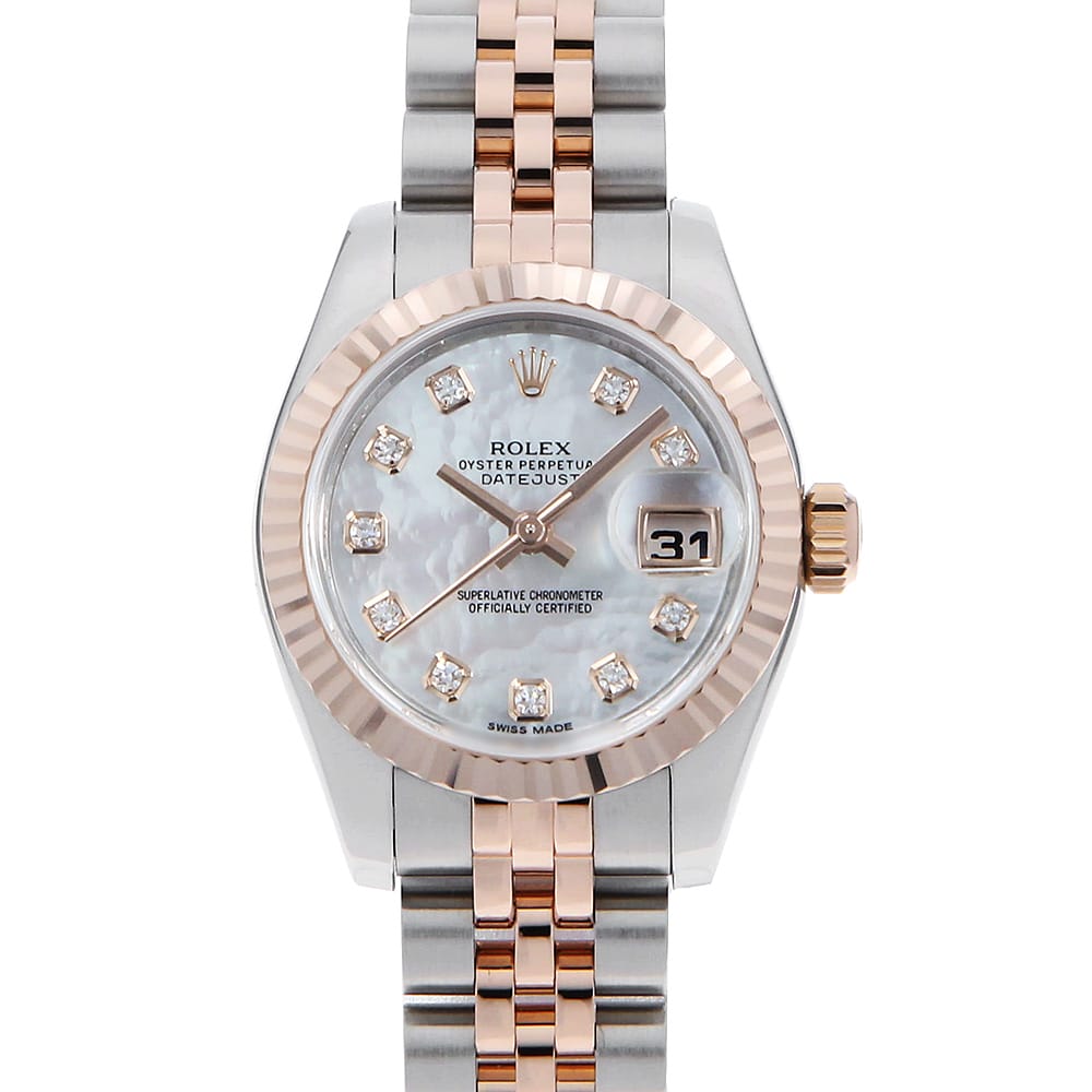 ロレックス デイトジャスト 179171NG レディース 中古