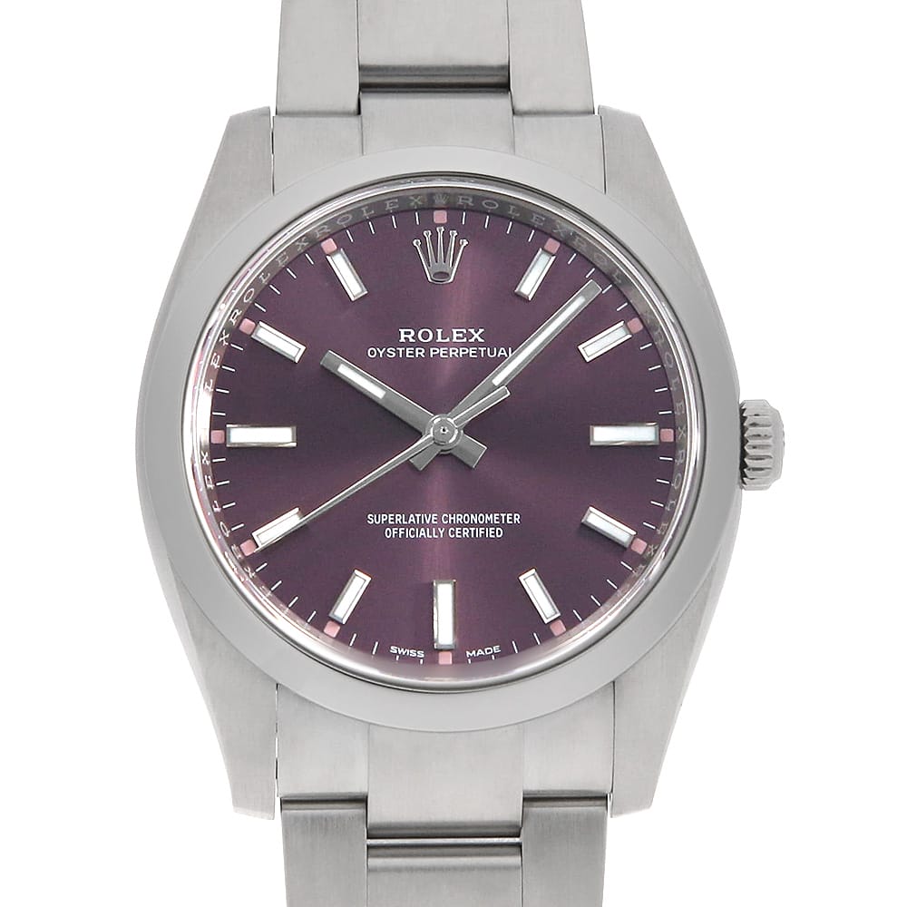 ロレックス オイスターパーペチュアル 114200 メンズ 中古