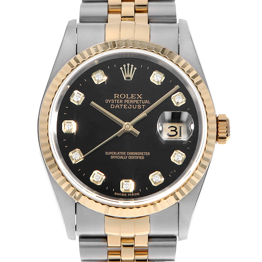 ロレックス デイトジャスト 16233G メンズ 中古