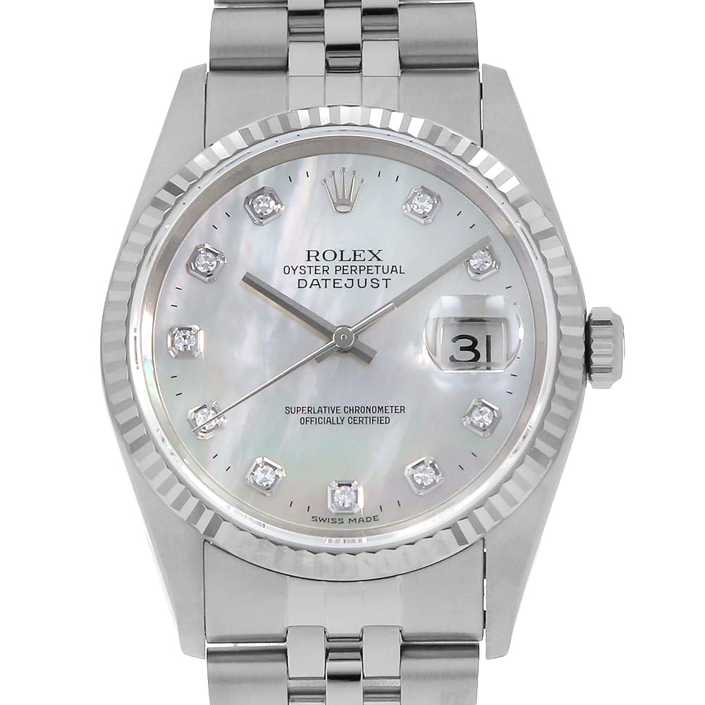 ROLEX Datejust 16234NG Men's Used