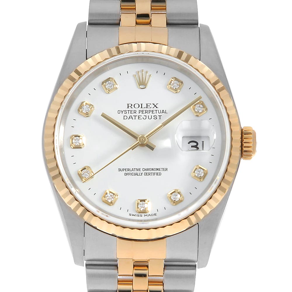 ROLEX Datejust 16233G Men's Used