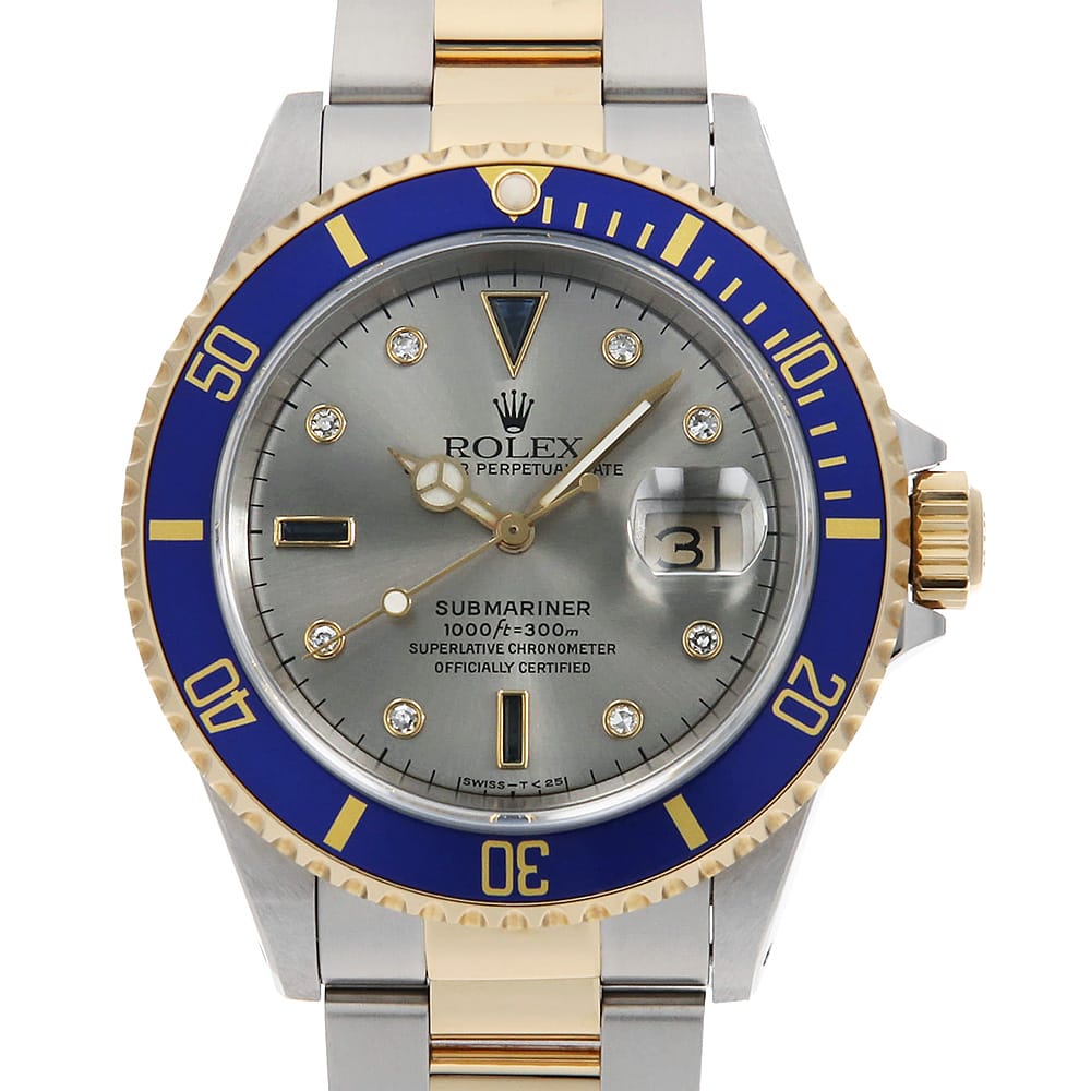 ROLEX Submariner 16613SG Men's Used