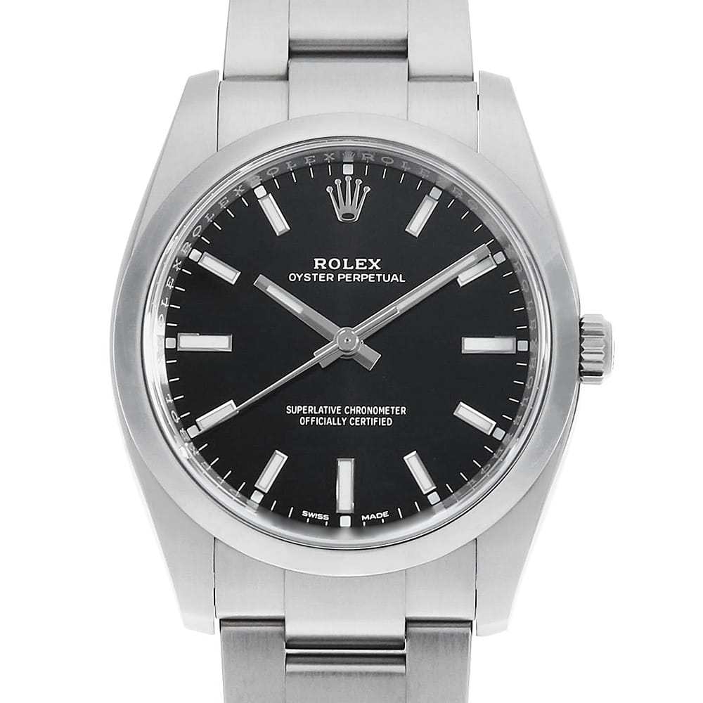 ロレックス オイスターパーペチュアル 114200 メンズ 中古