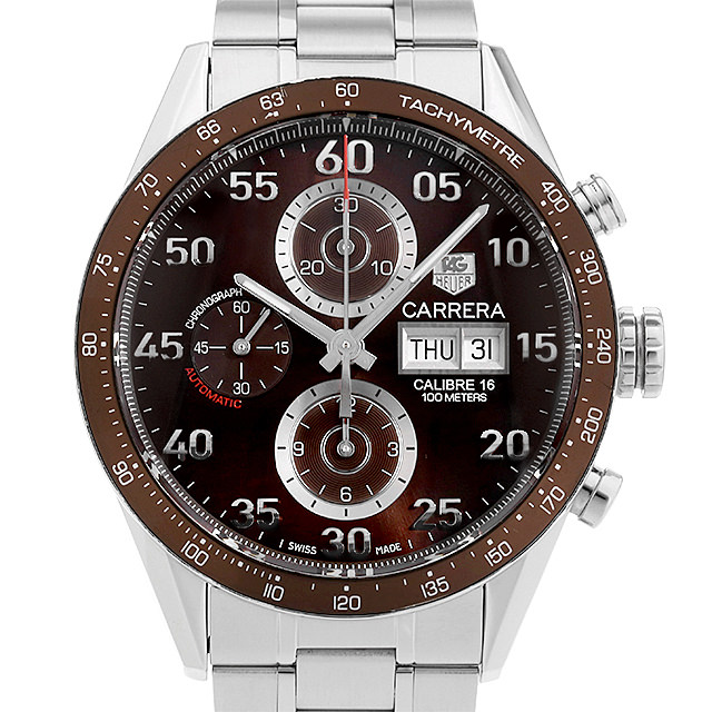 タグホイヤー カレラ デイデイト タキメーター クロノグラフ CV2A12.BA0796 中古 メンズ