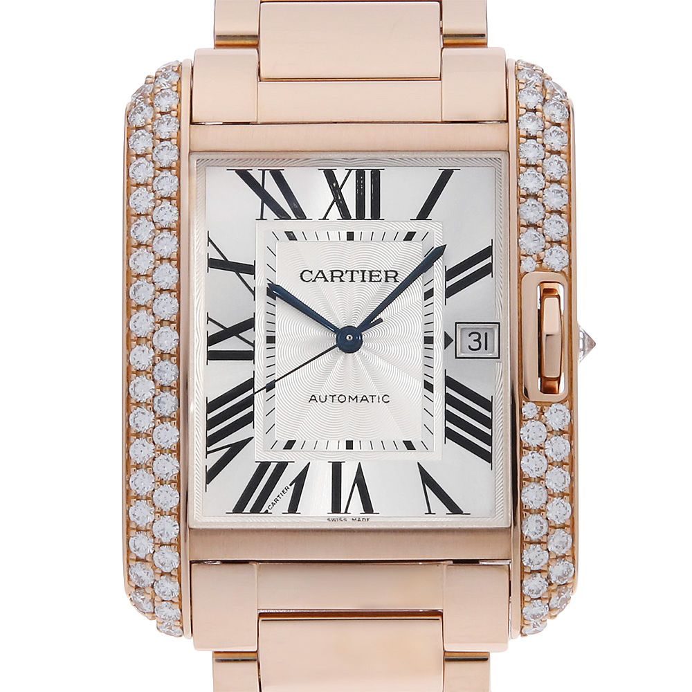 カルティエ タンクアングレーズ WT100004 メンズ 中古