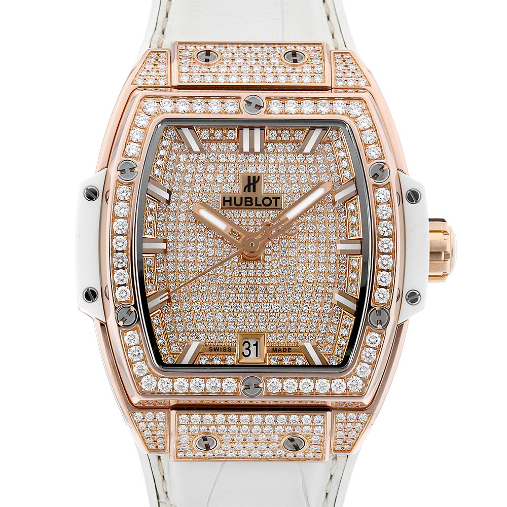 スピリット オブ ビッグバン キングゴールド ホワイト フルパヴェ 665.OE.9010.LR.1604 メイン画像