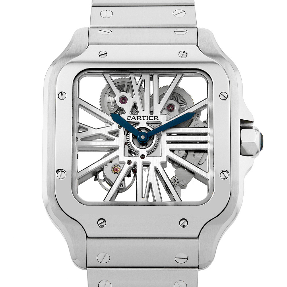 サントス ドゥ カルティエ スケルトン LM WHSA0007 メイン画像