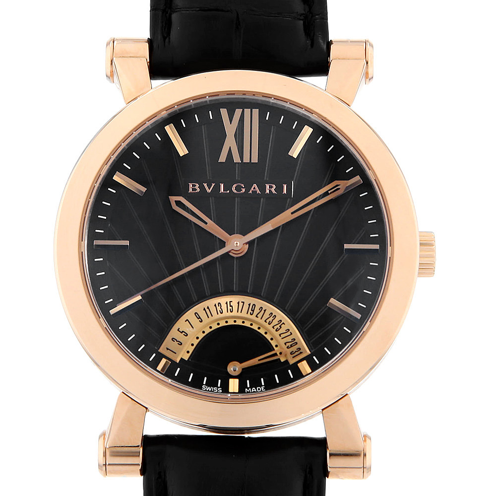 ブルガリ ソティリオ ブルガリ レトログラード SBP42BGLDR 中古 メンズ