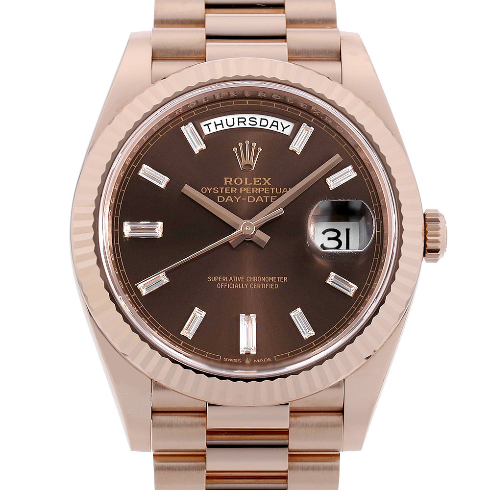 デイデイト40 10Pバゲットダイヤ 228235A メイン画像