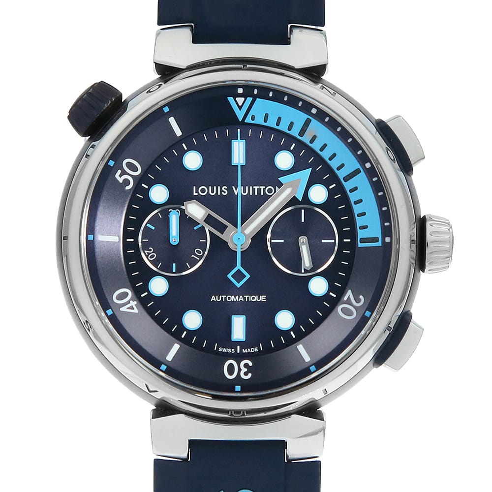 LOUIS VUITTON Tambour QA168Z Men's Used