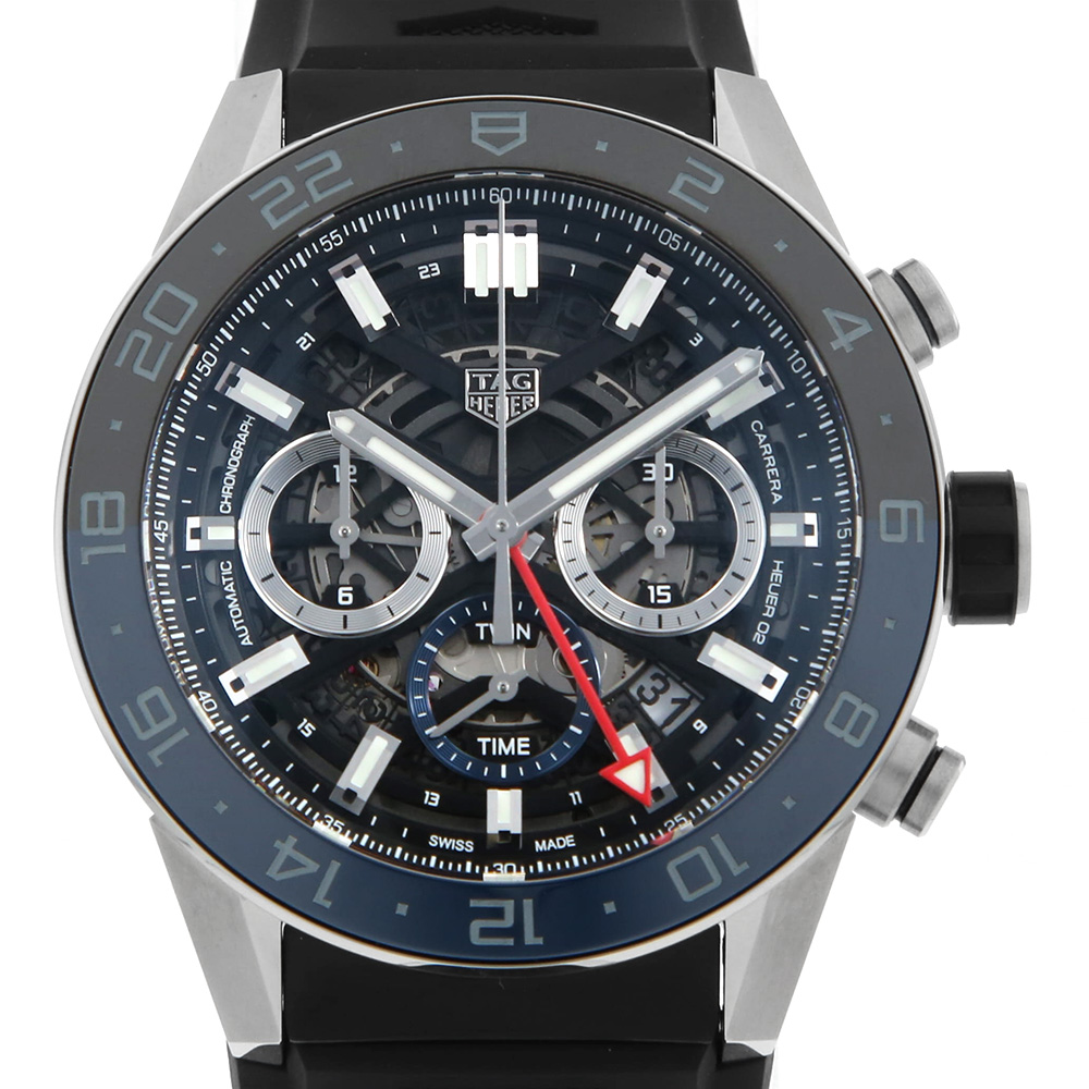 タグホイヤー カレラ キャリバーホイヤー02 GMT CBG2A1Z.FT6157 中古 メンズ