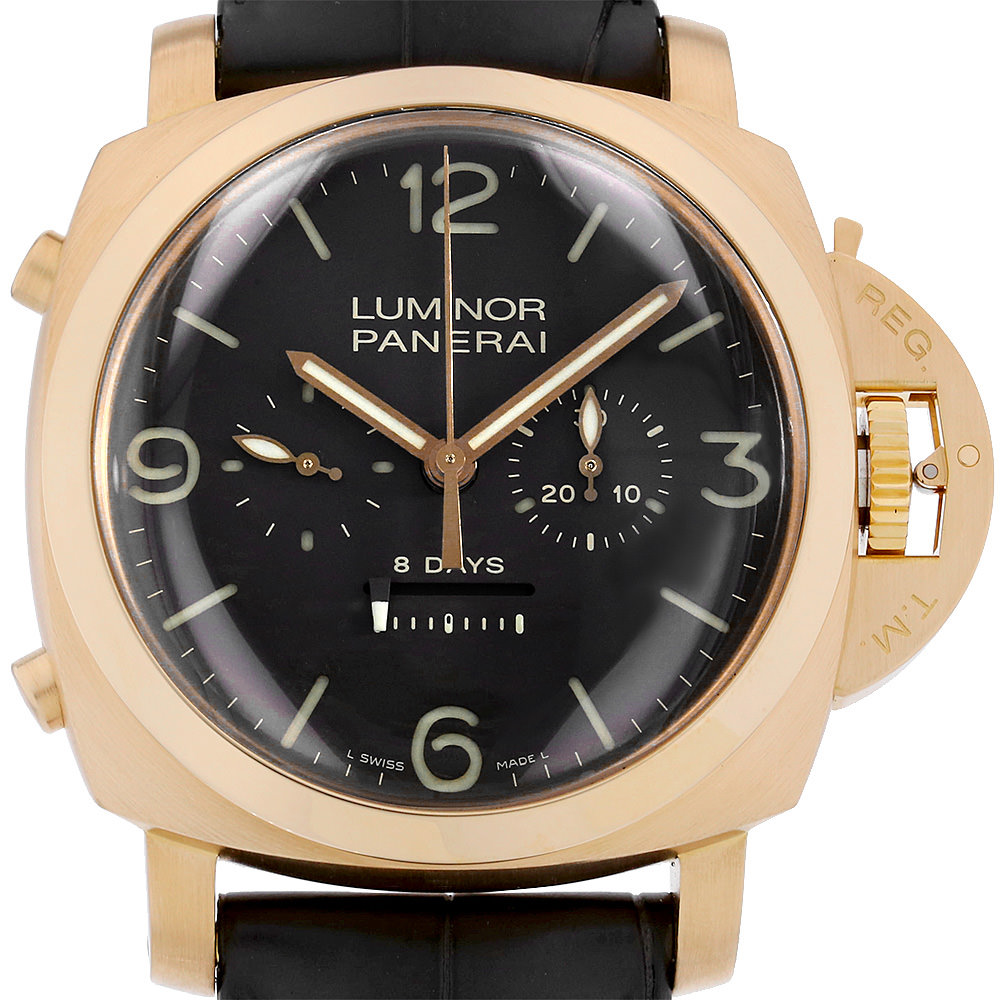 Luminor 1950 Rattrapante Eight Days Oro Rosa PAM00319 Main Image