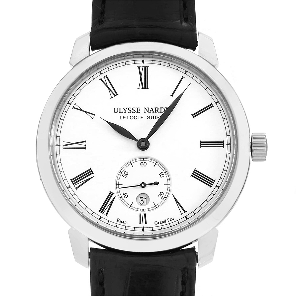 3203-136/E0-42 ホワイト ULYSSE NARDIN（ユリスナルダン）クラシコ
