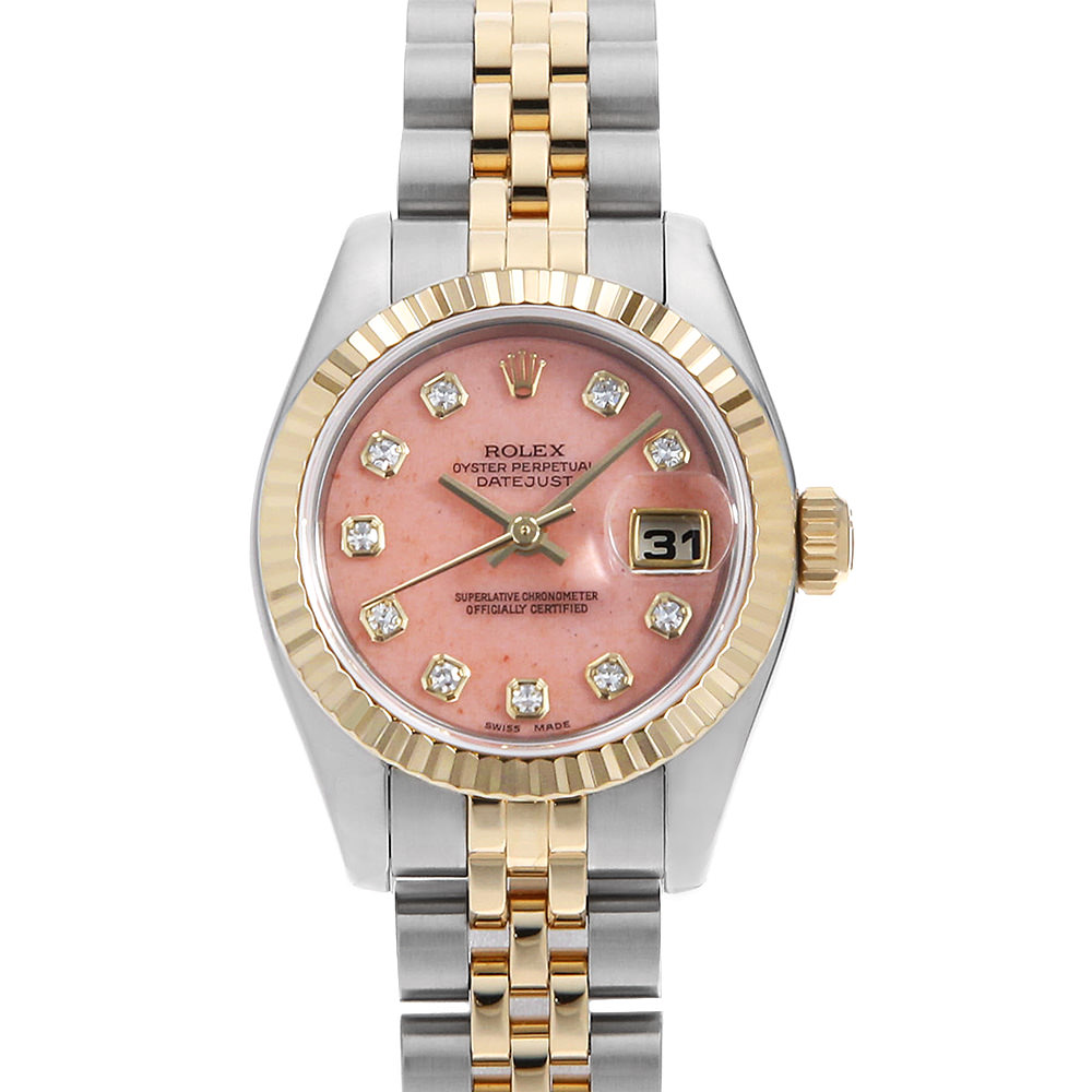 ロレックス デイトジャスト 179173OPG レディース 中古