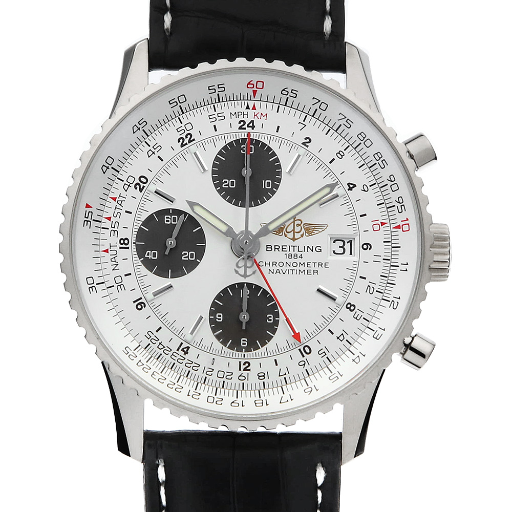 BREITLING Navi timer J244GMTWBA(J24324) Men's Used