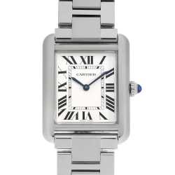 WSTA0082 シルバー Cartier（カルティエ）タンクアメリカンSM 中古