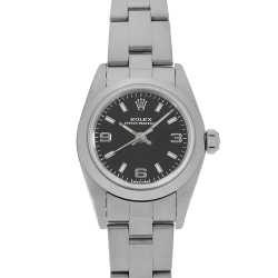 Rolex オイスターパーペチュアル　ブラック　ボーイズ　77080 77080 ブラック ROLEX（ロレックス）オイスターパーペチュアル