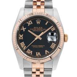 ロレックス デイトジャスト メンズ SS/ERG(PG) ステンレススティール