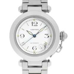 W31078M7 シルバー Cartier（カルティエ）パシャC GMT メリディアン
