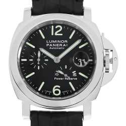 【パネライ】ルミノールマリーナ PAM00090 パワーリザーブ PAM00090 ブラック PANERAI（パネライ）ルミノール パワーリザーブ