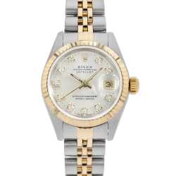 69173NG ホワイトシェル ROLEX（ロレックス）デイトジャスト 10P