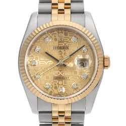 116243G ROLEX（ロレックス） デイトジャスト 10Pダイヤ/ベゼルダイヤ