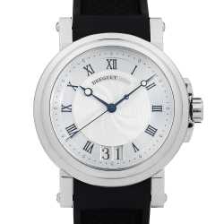 5817ST/Y2/5V8 ブルー Breguet（ブレゲ）マリーンII ラージデイト 中古