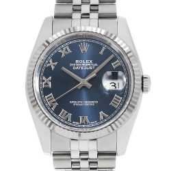 ロレックス 正規ジュビリーブレス 116234 中古)ROLEX ロレックス デイトジャスト 116234 ホワイトローマ