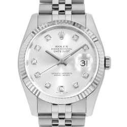 【正規品　ROLEX】デイトジャスト ダイヤ10P 69179G シルバー ROLEX（ロレックス）デイトジャスト 10Pダイヤ