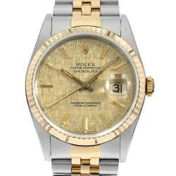 ROLEX ロレックス 腕時計 デイトジャスト A番 中古)ROLEX ロレックス デイトジャスト 16233 シャンパン R番（商品ID