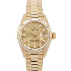 69178G シャンパン ROLEX（ロレックス）デイトジャスト 10Pダイヤ 中古