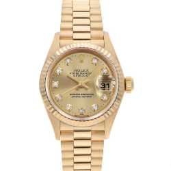 69178G シャンパン ROLEX（ロレックス）デイトジャスト 10Pダイヤ 中古
