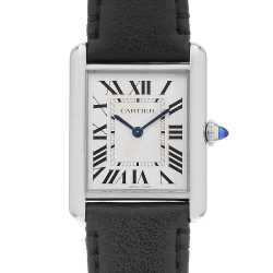 本日まで即決限定！　送料無料　Cartier タンク マスト ソーラービート™ WSTA0060 ホワイト Cartier（カルティエ）タンクマスト SM ウォッチ