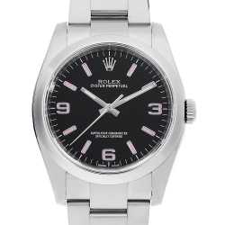 品多く 116000 ROLEX（ロレックス）オイスターパーペチュアル ブラック 本体