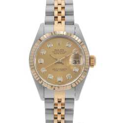 79173G シャンパン ROLEX（ロレックス）デイトジャスト 10Pダイヤ 中古