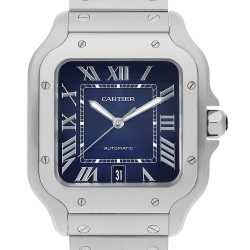 Cartier シルバー 時計サントス W2SA0008 シルバー Cartier（カルティエ）サントス ドゥ